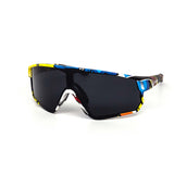 12 Pack: Kush Anime Sports Shield Burnt Mirror Wholesale Sunglasses