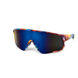 12 Pack: Kush Anime Sports Shield Burnt Mirror Wholesale Sunglasses