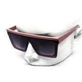 12 Pack: Rimless Flat-top Minimal Square Gradient Wholesale Sunglasses