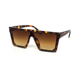 12 Pack: Rimless Flat-top Minimal Square Gradient Wholesale Sunglasses