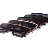 12 Pack: Rimless Flat-top Minimal Square Gradient Wholesale Sunglasses