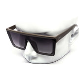 12 Pack: Rimless Flat-top Minimal Square Gradient Wholesale Sunglasses