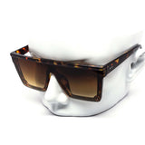 12 Pack: Rimless Flat-top Minimal Square Gradient Wholesale Sunglasses