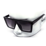 12 Pack: Rimless Flat-top Minimal Square Gradient Wholesale Sunglasses