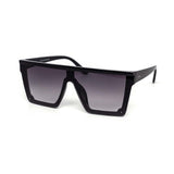 12 Pack: Rimless Flat-top Minimal Square Gradient Wholesale Sunglasses