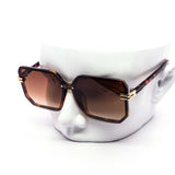 12 Pack: Oversized Rimless Modern Square Gradient Wholesale Sunglasses