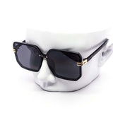 12 Pack: Oversized Rimless Modern Square Gradient Wholesale Sunglasses