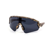 12 Pack: Huntsman Sports Shield Burnt Mirror Wholesale Sunglasses