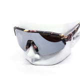 12 Pack: Huntsman Sports Shield Burnt Mirror Wholesale Sunglasses