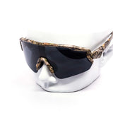 12 Pack: Huntsman Sports Shield Burnt Mirror Wholesale Sunglasses