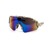 12 Pack: Huntsman Sports Shield Burnt Mirror Wholesale Sunglasses