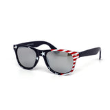 12 Pack: Star Spangled USA Mirror Wholesale Sunglasses