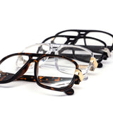 12 Pack: Retro Big Boss Aviator Clear Glasses Wholesale Sunglasses