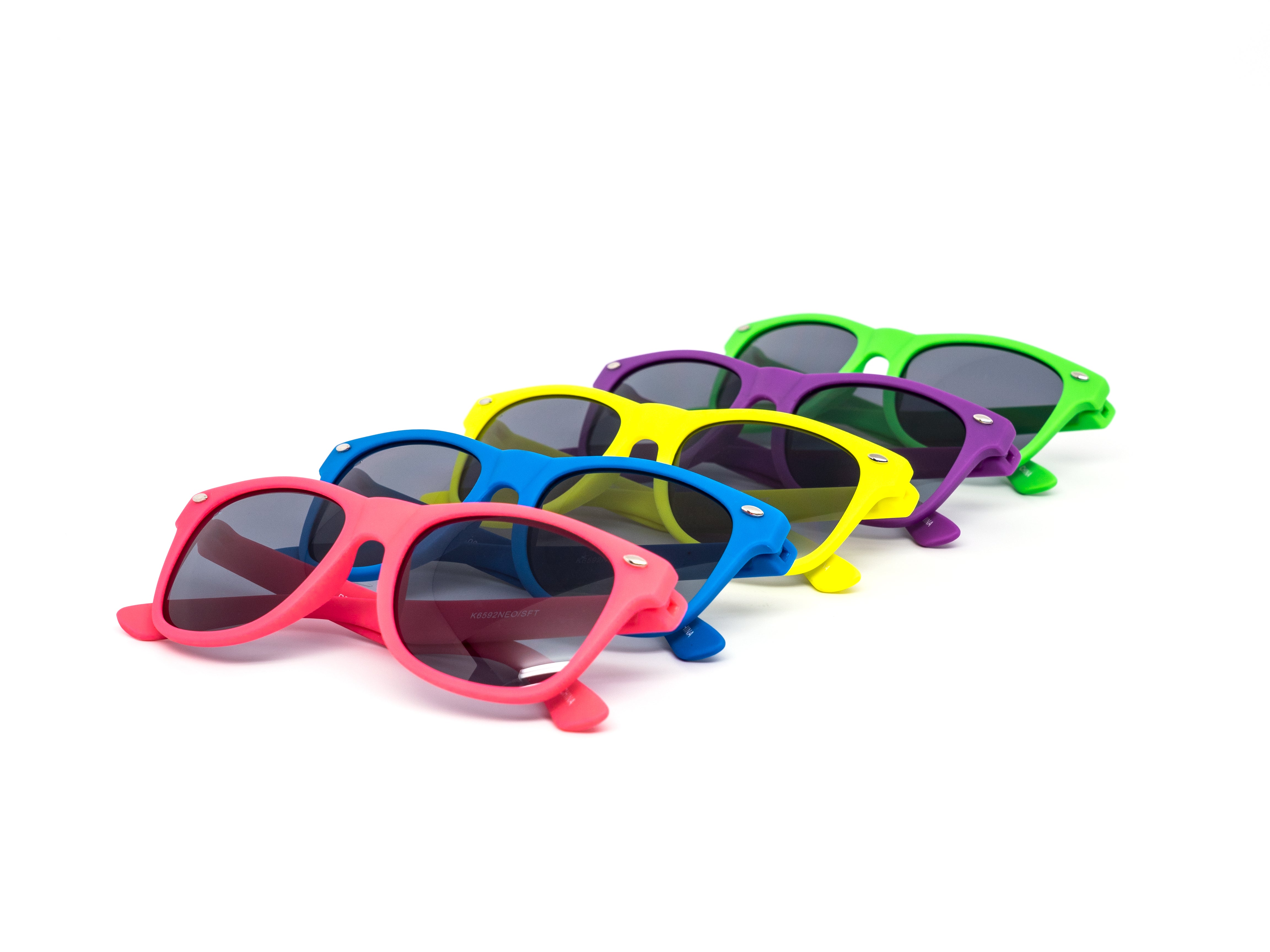 12 Pack: Kids Way Neon Soft Wholesale Sunglasses – StillFriday
