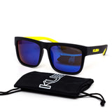 12 Pack: Polarized Kush Mirror Thick Wholesale Sunglasses with Pouch