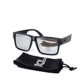 12 Pack: Polarized Kush Retro Woody Square Wholesale Sunglasses
