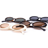 12 Pack: Sunday Brunch Slim Oval Cat Eye Wholesale Sunglasses