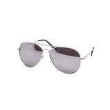 12 Pack: Classy All Silver Mirror Aviator Wholesale Sunglasses