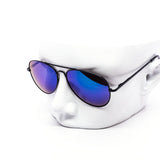 12 Pack: Skyline Aviators Black Frames Assorted Mirror Wholesale Sunglasses