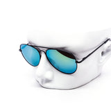 12 Pack: Skyline Aviators Black Frames Assorted Mirror Wholesale Sunglasses