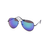 12 Pack: Skyline Aviators Black Frames Assorted Mirror Wholesale Sunglasses