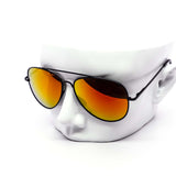 12 Pack: Mirage Tints Aviator All Black Frames Assorted Mirror Wholesale Sunglasses