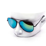 12 Pack: Mirage Tints Aviator All Black Frames Assorted Mirror Wholesale Sunglasses
