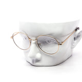 12 Pack: Slim Round Metal Frame Clear Sunglasses