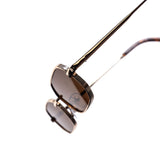 12 Pack: Skinny Octagonal Metal Wholesale Sunglasses