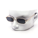 12 Pack: Skinny Octagonal Metal Wholesale Sunglasses