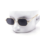 12 Pack: Petite Heptagonal Metal Wholesale Sunglasses