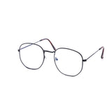 12 Pack: Modern Hexa Square Metal Blue Light Filtering Wholesale Glasses