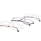 12 Pack: Modern Hexa Square Metal Blue Light Filtering Wholesale Glasses