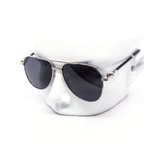 12 Pack: Oversized Rope Chain Aviator Gradient Wholesale Sunglasses