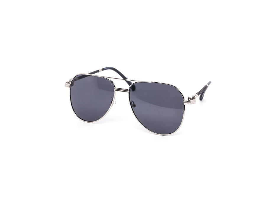 12 Pack: Oversized Rope Chain Aviator Gradient Wholesale Sunglasses