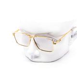 12 Pack: Golden Square Rope Metal Wholesale Sunglasses