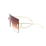 12 Pack: Chic Oversized Rimless Square Gradient Wholesale Sunglasses