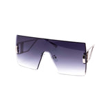 12 Pack: Chic Oversized Rimless Square Gradient Wholesale Sunglasses