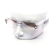 12 Pack: Rimless Metal Star Wholesale Sunglasses