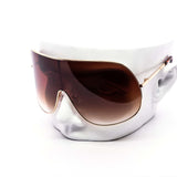 12 Pack: Oversized Full Metal Frame Gradient Wholesale Sunglasses