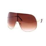 12 Pack: Oversized Full Metal Frame Gradient Wholesale Sunglasses