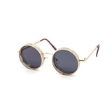 12 Pack: Steampunk Metal Mesh Circle Wholesale Sunglasses