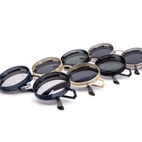 12 Pack: Steampunk Metal Mesh Circle Wholesale Sunglasses