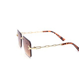 12 Pack: Rimless Miter-cut Scorpion Metal Gradient Wholesale Sunglasses