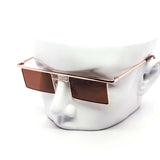 12 Pack: Elite Square Aviator Metal Wholesale Sunglasses