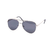 12 Pack: Medium Sized Flatline Hard Bridge Aviator Wholesale Sunglasses