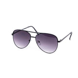 12 Pack: Medium Sized Flatline Hard Bridge Aviator Wholesale Sunglasses