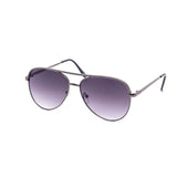 12 Pack: Medium Sized Flatline Hard Bridge Aviator Wholesale Sunglasses