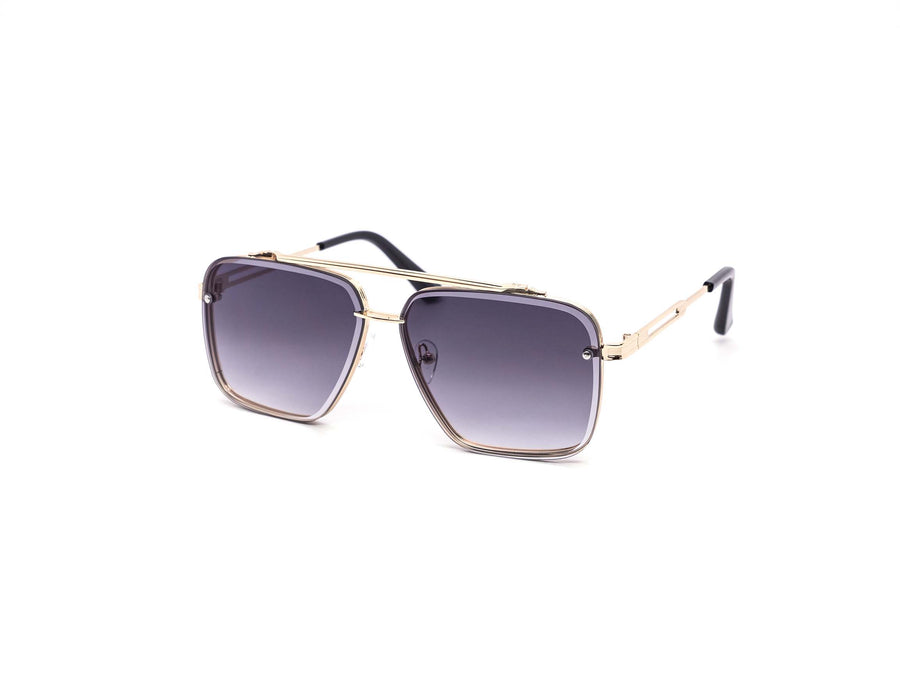 12 Pack: Oversized Greyman Aviator Fashion Wholesale Sunglasses