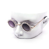 12 Pack: Mini Circle Rhinestone Wholesale Sunglasses